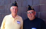 Les Sherman (left) and Steve Seiden (right) from Jewish War Veterans